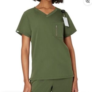 Hanes Women's Short Sleeve V-Neck Tee - Forest Green